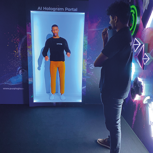 AI Hologram Portal